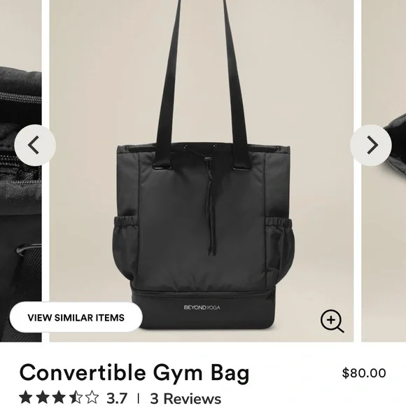 Beyond yoga Convertible Gym Bag NEW - Picture 6 of 7